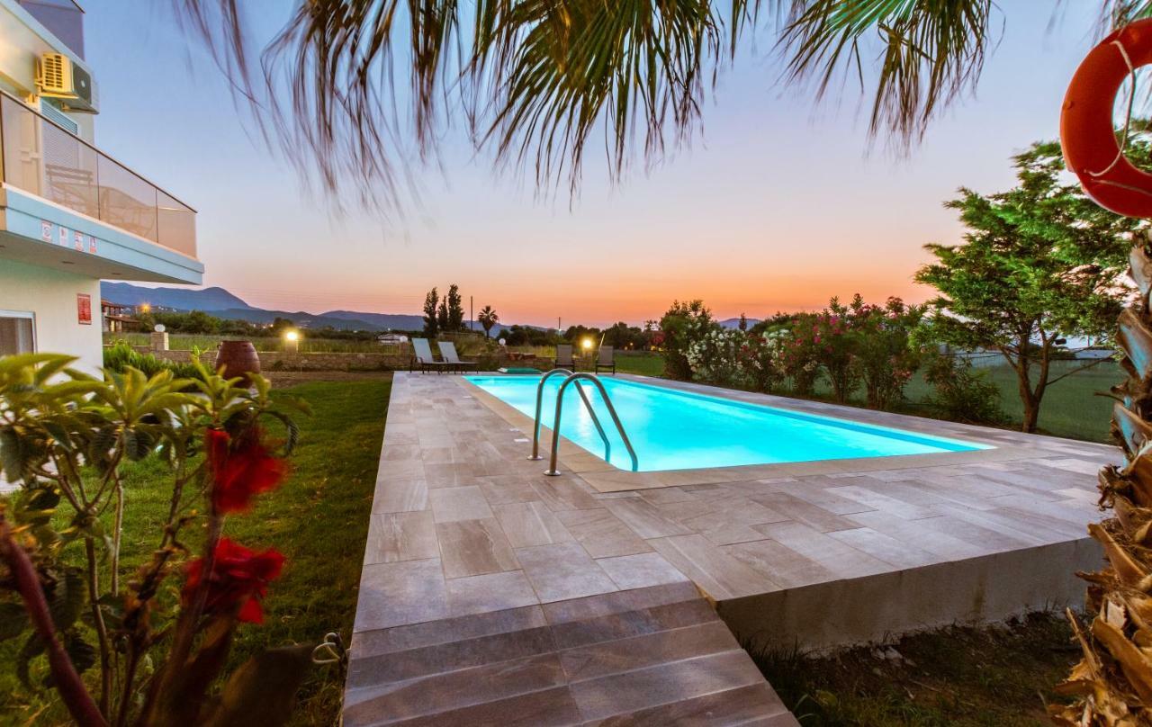 Martimi Apartments - 200M From Drapanias Beach - Pool - Hot Tub - Sauna - Bbq Kissamos Exterior photo