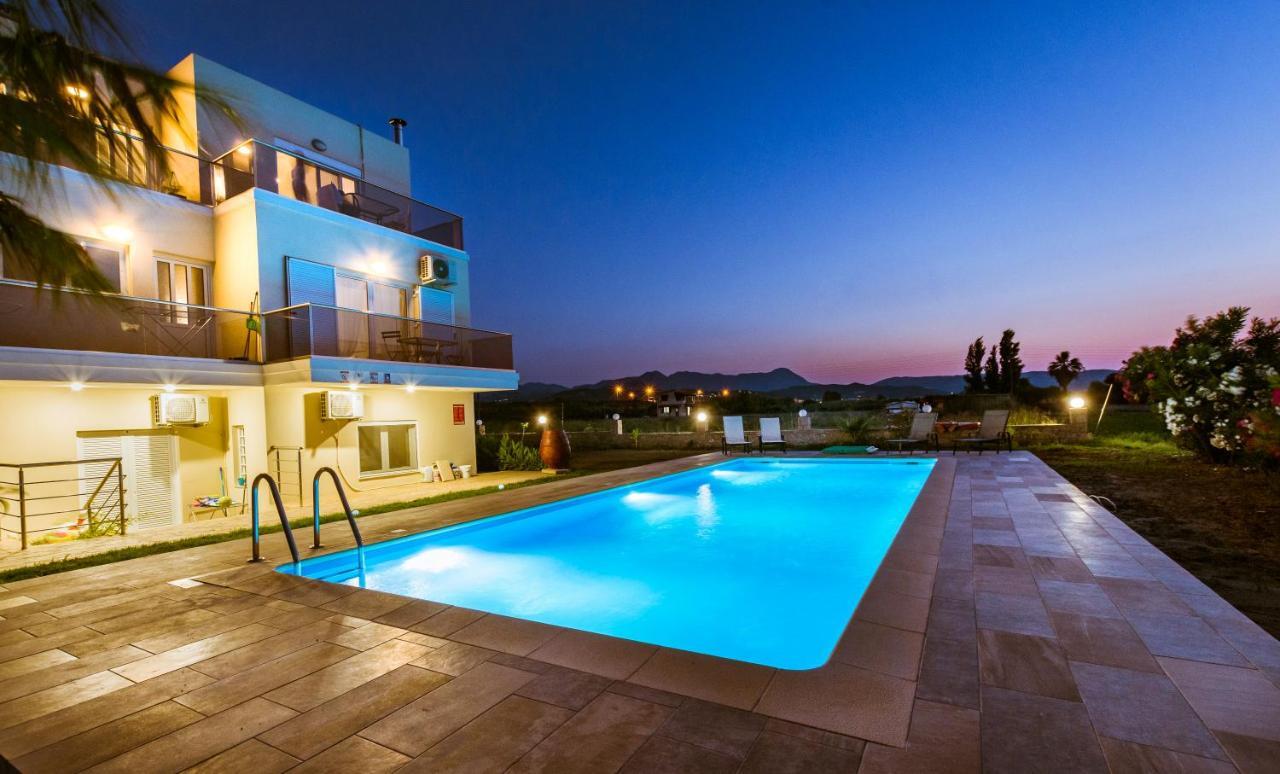 Martimi Apartments - 200M From Drapanias Beach - Pool - Hot Tub - Sauna - Bbq Kissamos Exterior photo